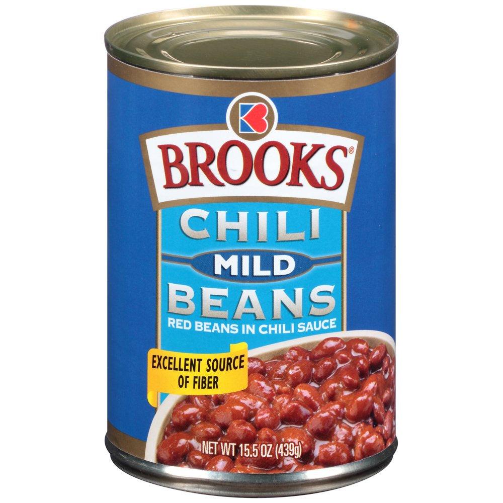 Brooks Mild Chili Beans in Chili Sauce, 15.5 Oz Can