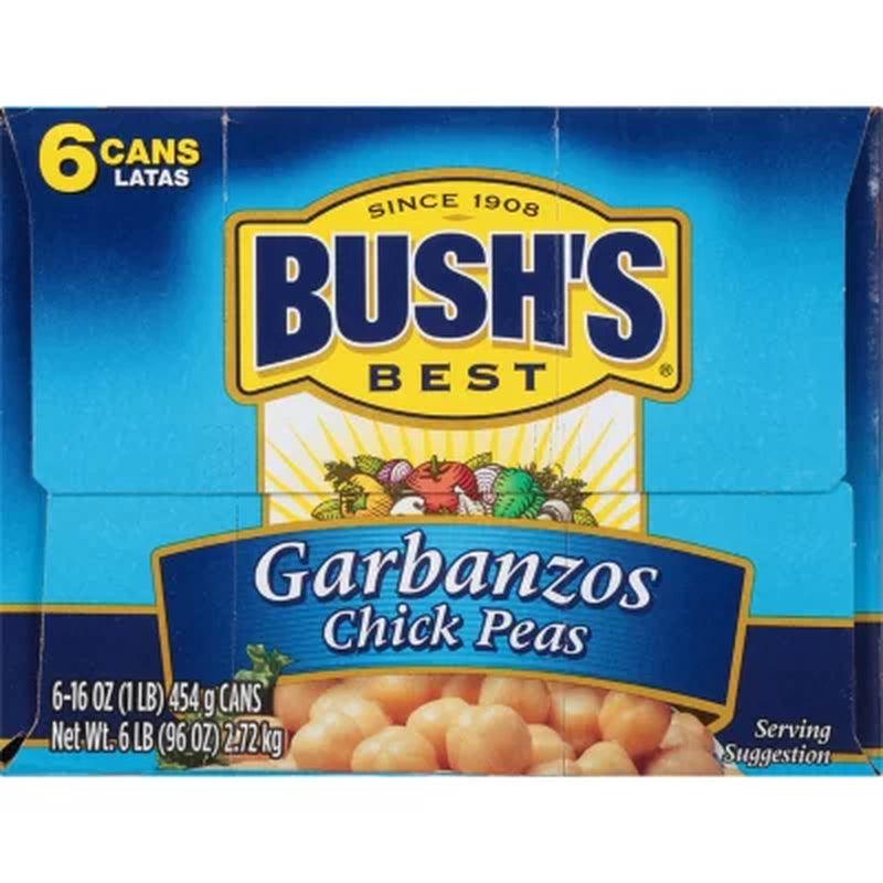 Bush'S Best Fancy Garbanzo Beans (16 Oz., 6 Pk.)