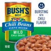 BUSH'S Chili Beans, Pinto Beans in Mild Chili Sauce Canned Beans, 16 Oz