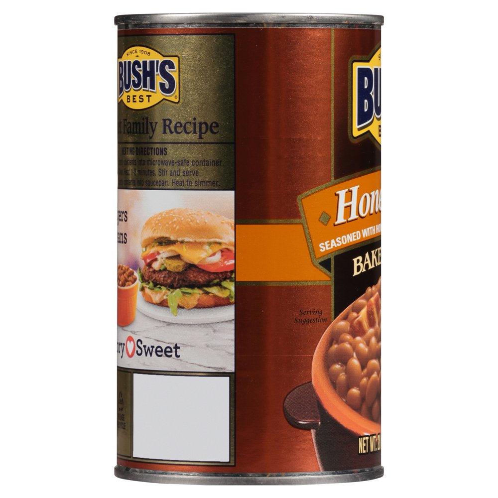 Bush'S Honey Sweet Baked Beans, Canned Beans, 28 Oz