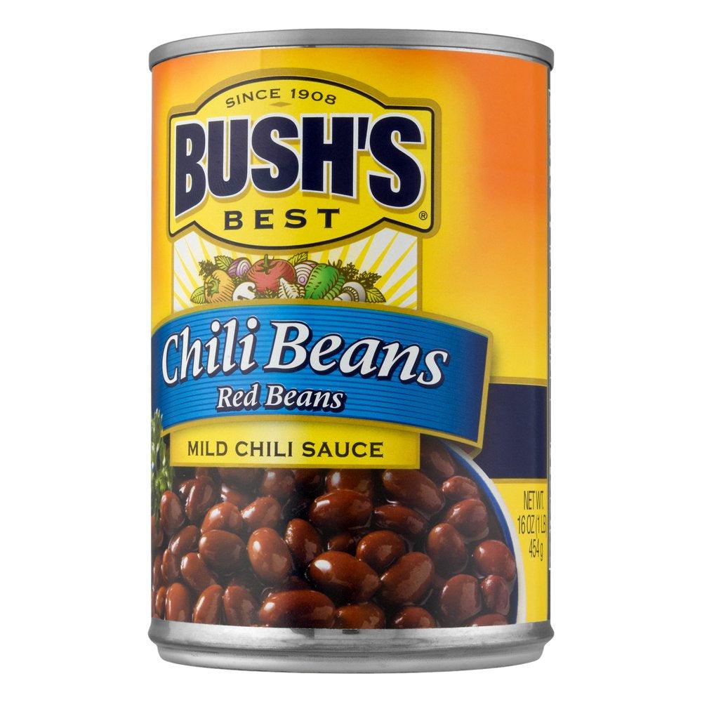 Bush'S Red Beans in Mild Chili Sauce Chili Beans, 16 Oz Can