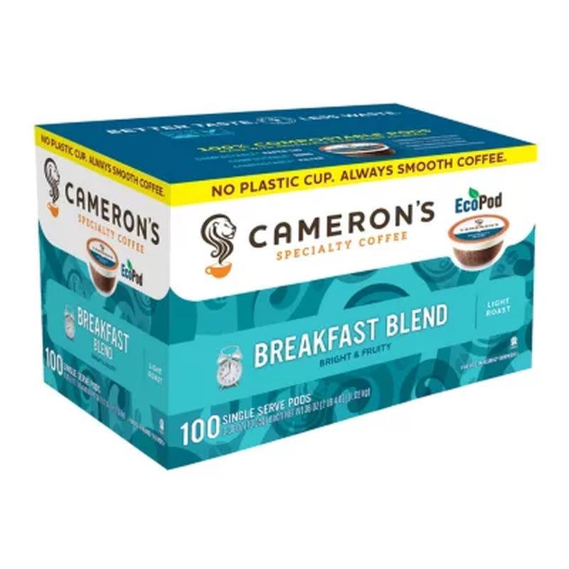 Cameron'S Coffee Single-Serve Cups, Breakfast Blend (100 Ct.)