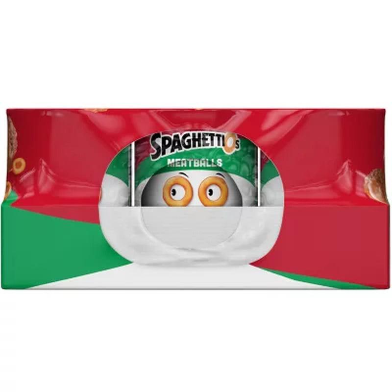 Campbell'S Spaghettios Canned Pasta with Meatballs (15.6 Oz., 12 Pk.)