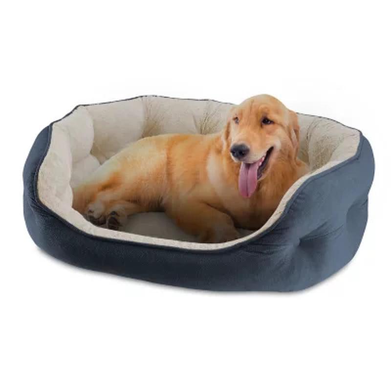 Canine Creations Cozy Oval round Cuddler Pet Bed (Choose Your Size and Color)