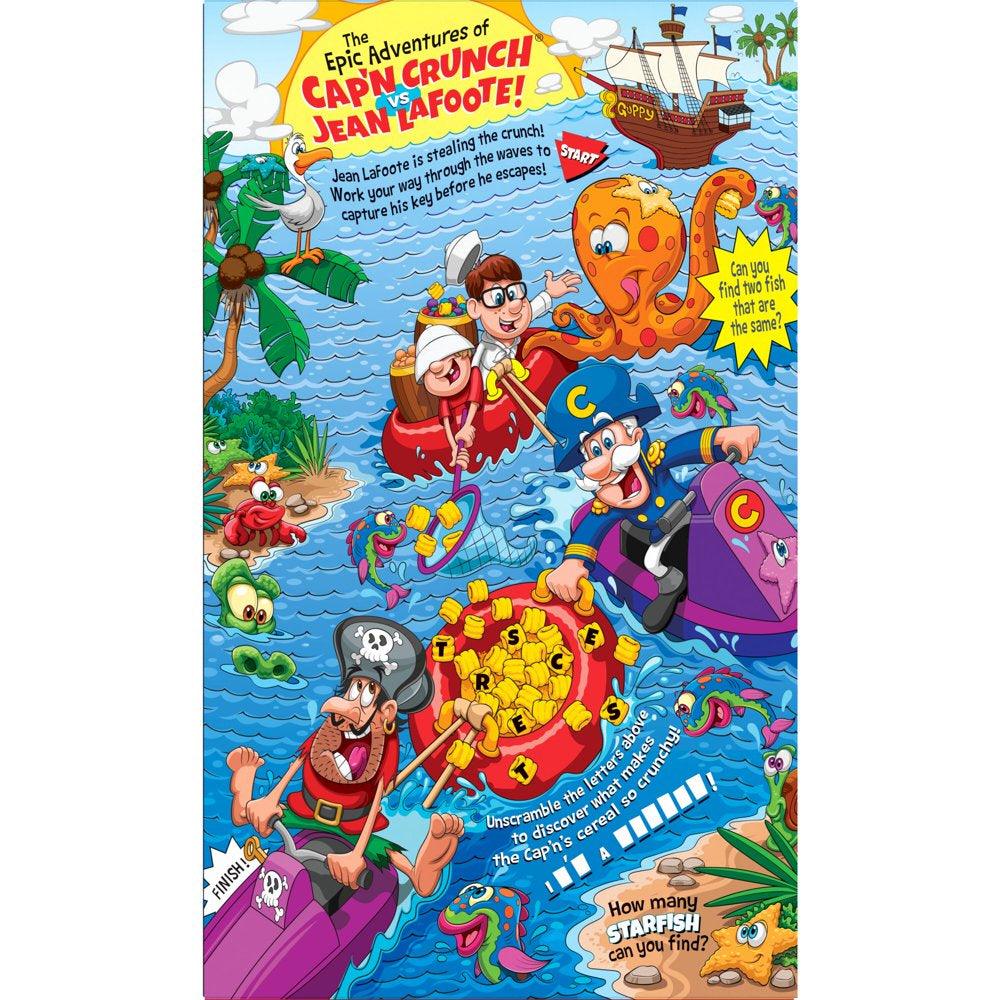 Cap'N Crunch Cereal Original Family Size Box, 22.1 Oz