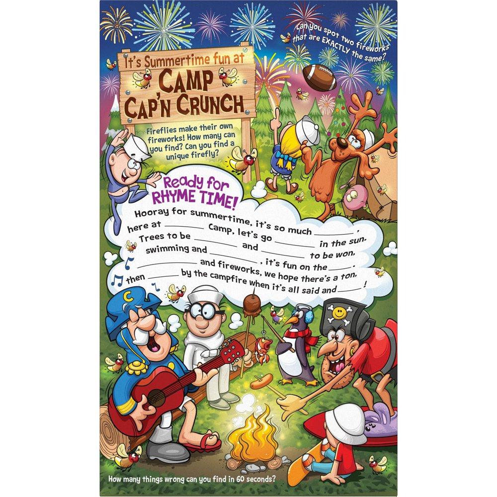 Cap'N Crunch Cereal Red, White, and Blue, Family Size, 16.9 Oz