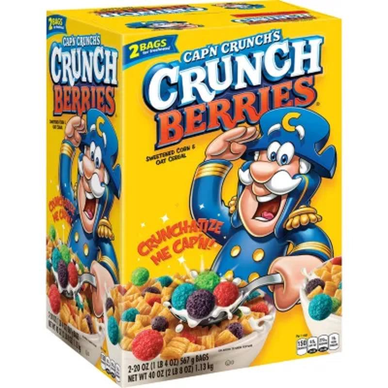 Cap'N Crunch'S Crunch Berries Cereal (2 Pk.)