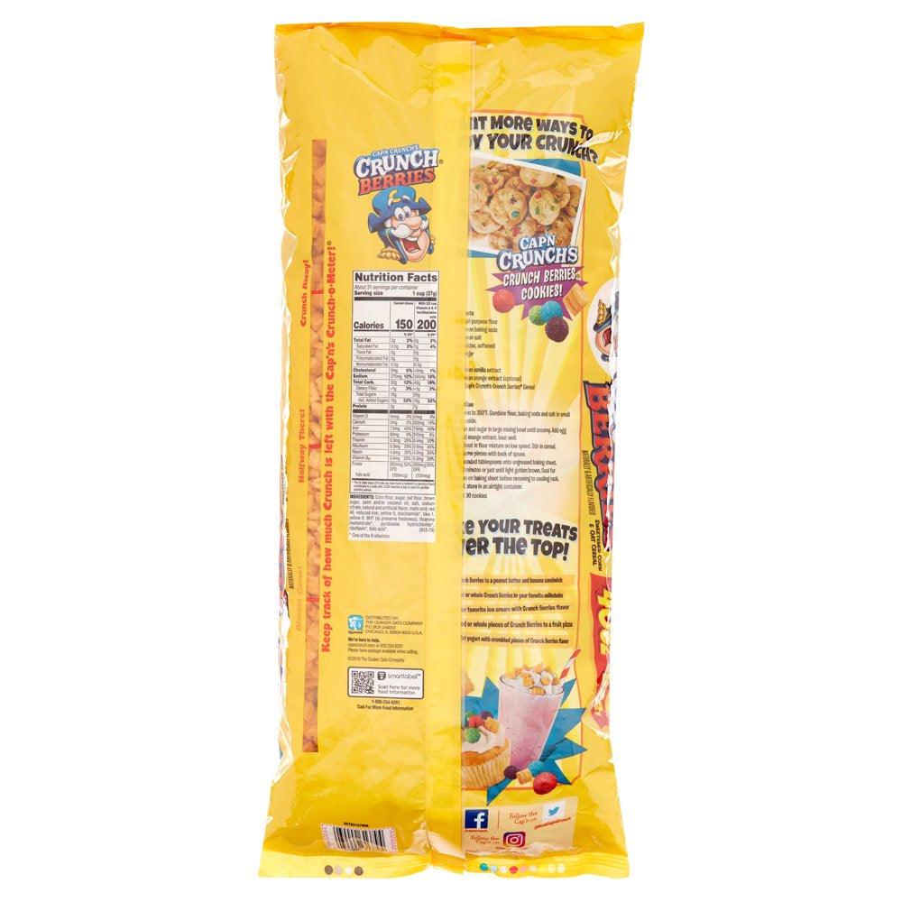 Cap'N Crunch'S Crunch Berries, Mega Bag, 40 Oz