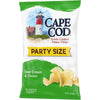 Cape Cod Potato Chips, Sour Cream and Onion Kettle Chips, 13 Oz Party Size