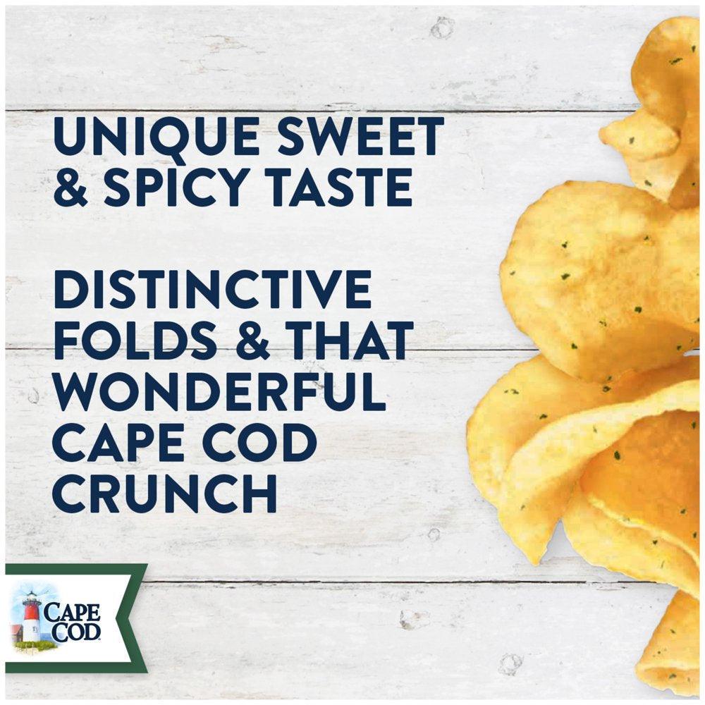 Cape Cod Potato Chips, Sweet & Spicy Jalapeno Kettle Chips, 7.5 Oz