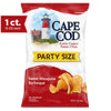 Cape Cod Potato Chips, Sweet Mesquite Barbeque Kettle Cooked Chips, Party Size 13 Oz