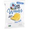 Cape Cod Potato Chips, Wavy Cut Sea Salt Kettle Chips, 16 Oz