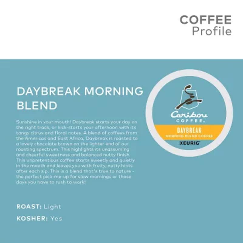 Caribou Coffee Daybreak Morning Blend Keurig K-Cups (100 Ct.)