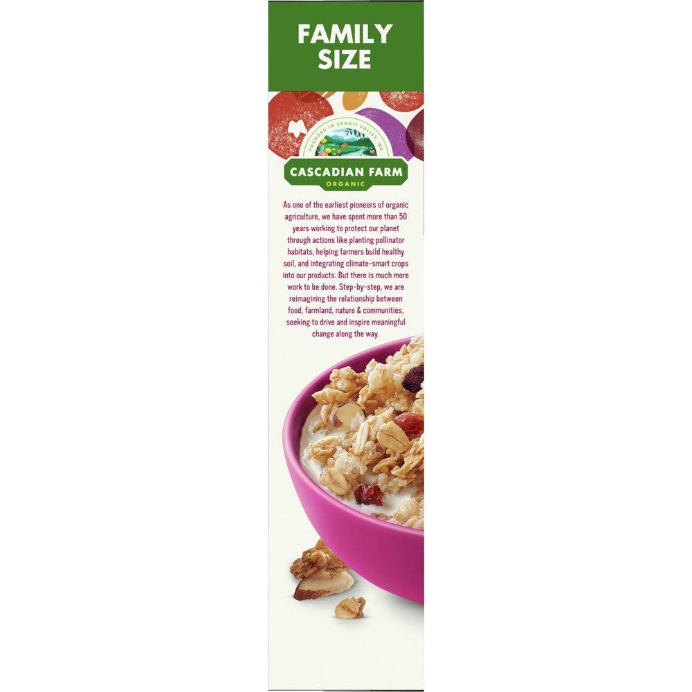 Cascadian Farm Organic Fruit and Nut Granola, Whole Grain Oats, 22.9 Oz