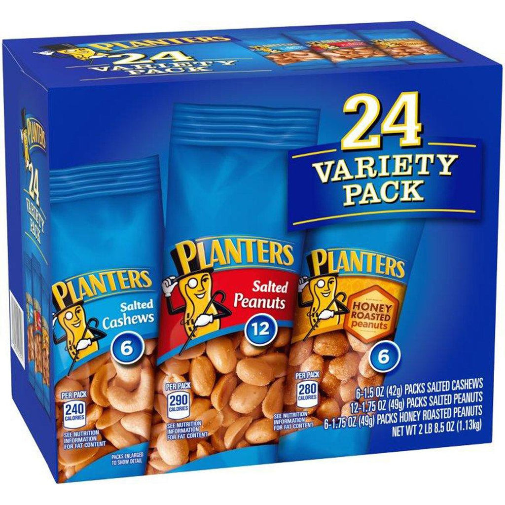 , Cashew & Peanut, Variety Pack, 24-Count