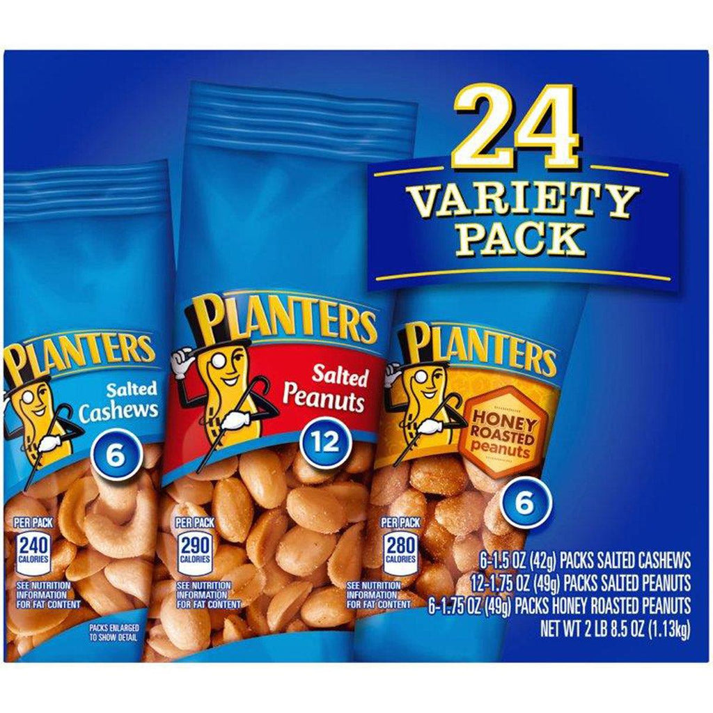 , Cashew & Peanut, Variety Pack, 24-Count