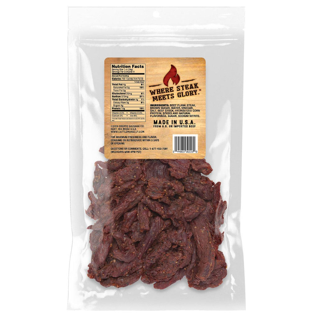 Cattlemans'S Cut Flank Steak Beef Jerky, Texas Style, 9 Oz