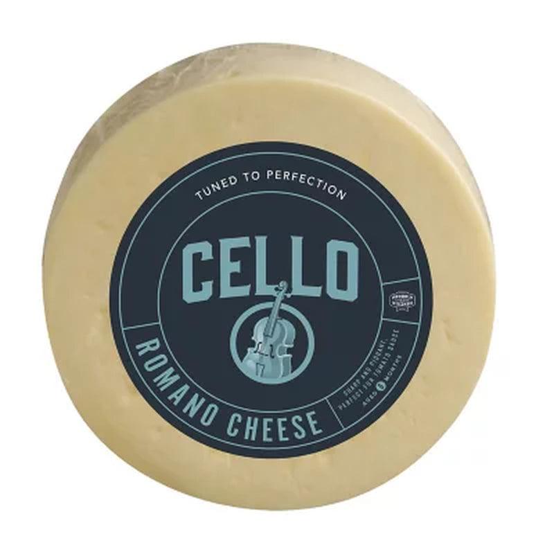 Cello Domestic Romano Cheese Wheel (Approx. 18 Lbs.), Delivered to Your Doorstep