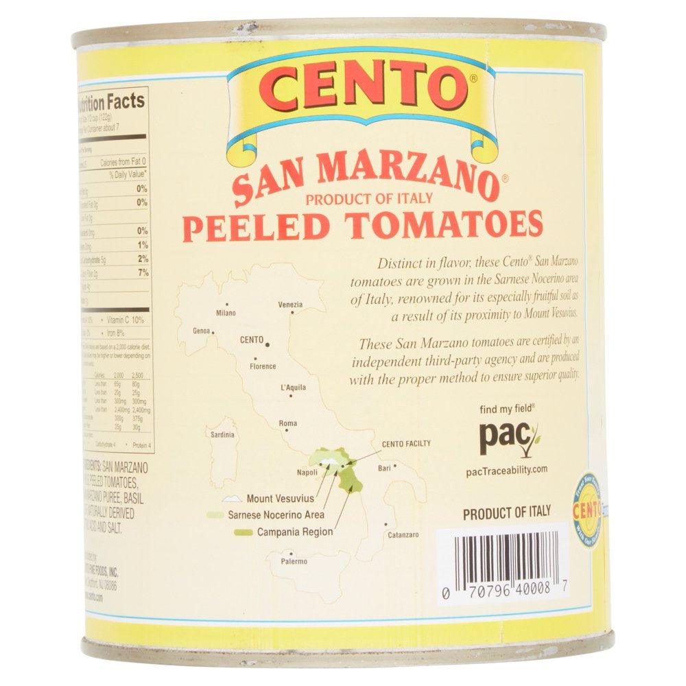 Cento San Marzano Certified Peeled Tomatoes, 28 Oz