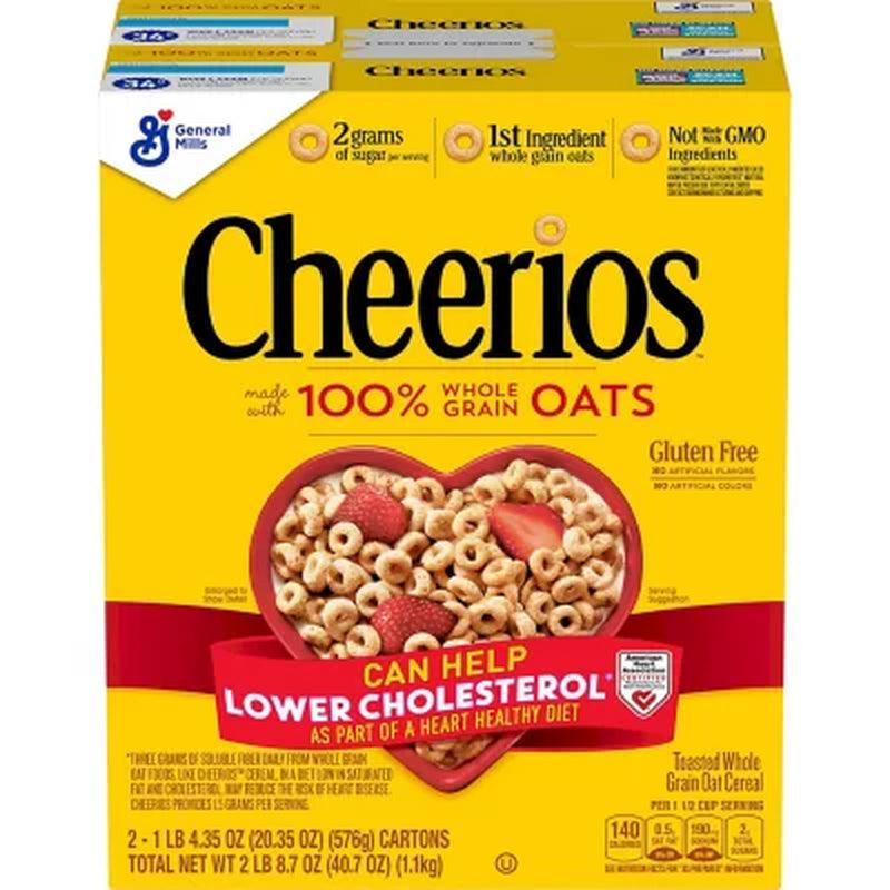 Cheerios Gluten-Free Breakfast Cereal (20.35 Oz., 2 Pk.)