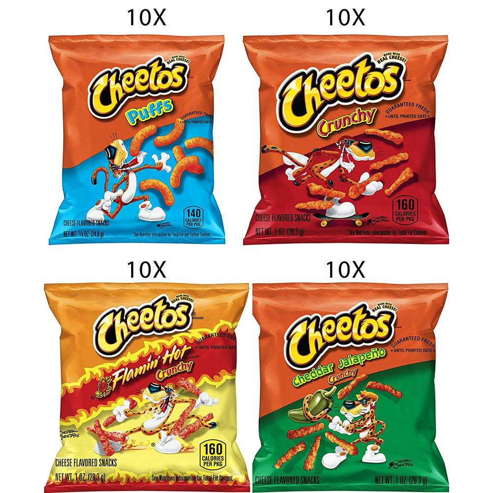 Cheese Flavored Snacks Variety Pack, 40 Count