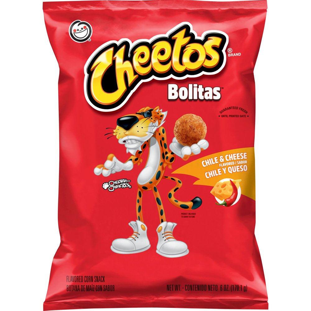 Cheetos Bolitas, Chile & Cheese, 6 Oz Bag