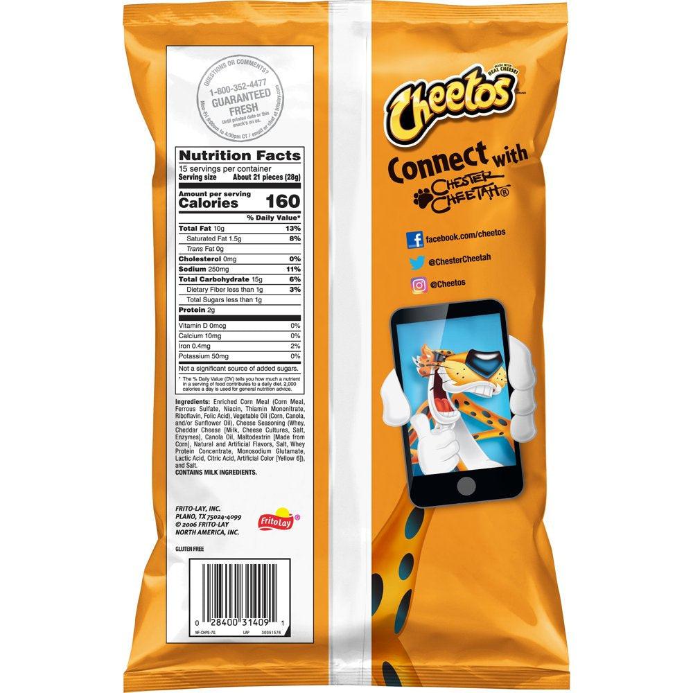 Cheetos Crunchy Cheese Flavored Snack Chips, 15 Oz