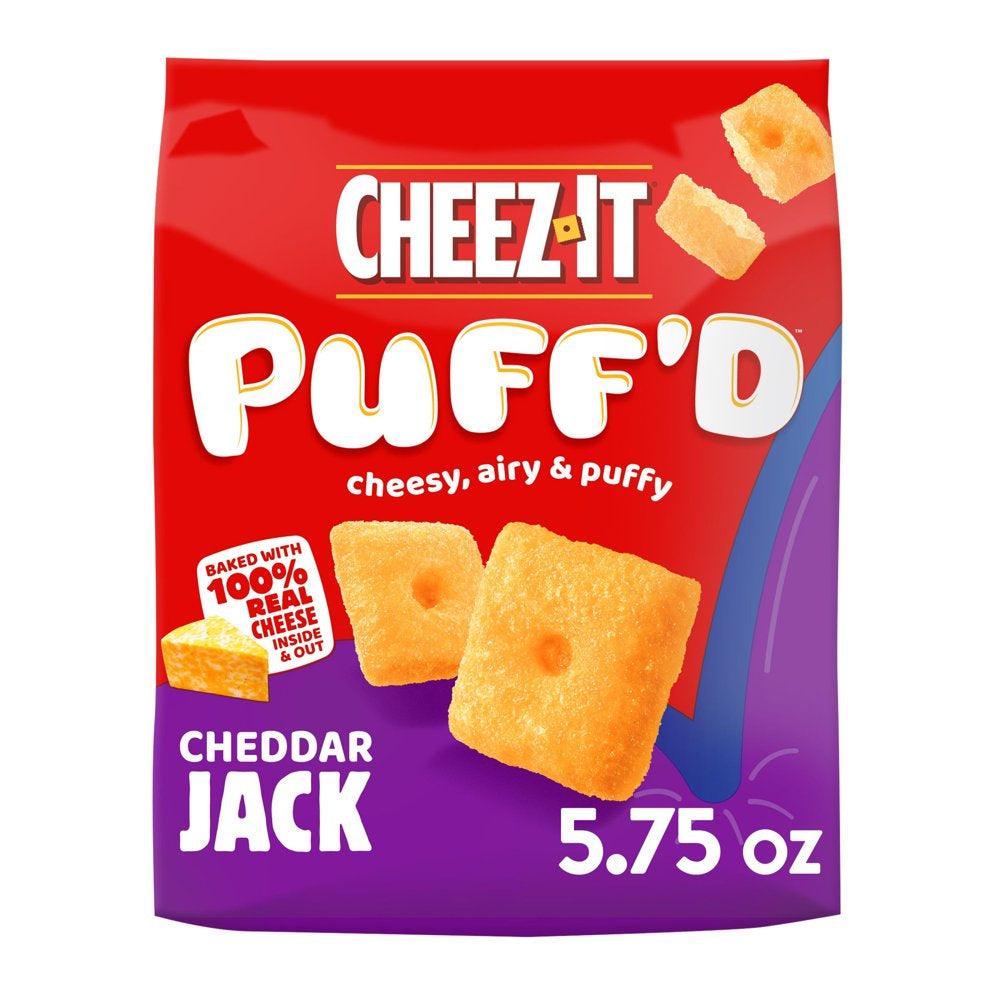 Cheez-It Puff'D Cheddar Jack Cheesy Baked Snacks, 5.75 Oz