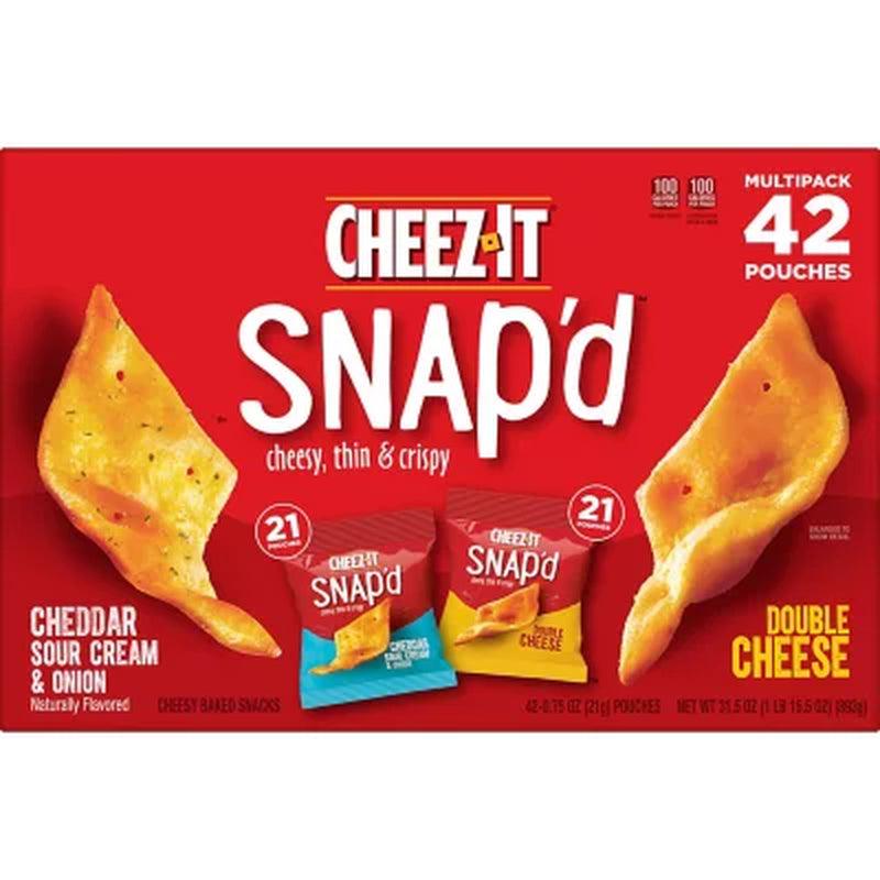 Cheez-It Snap'D, Variety Pack (0.75 Oz., 42 Pk.)