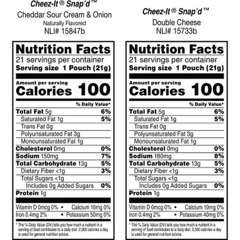 Cheez-It Snap'D, Variety Pack (0.75 Oz., 42 Pk.)