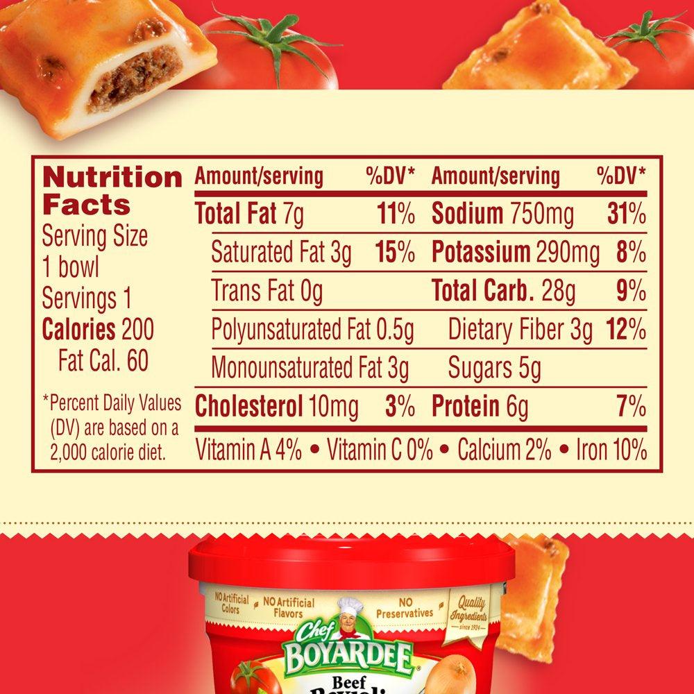 Chef Boyardee Beef Ravioli in Meat Sauce, 7.5 Oz.