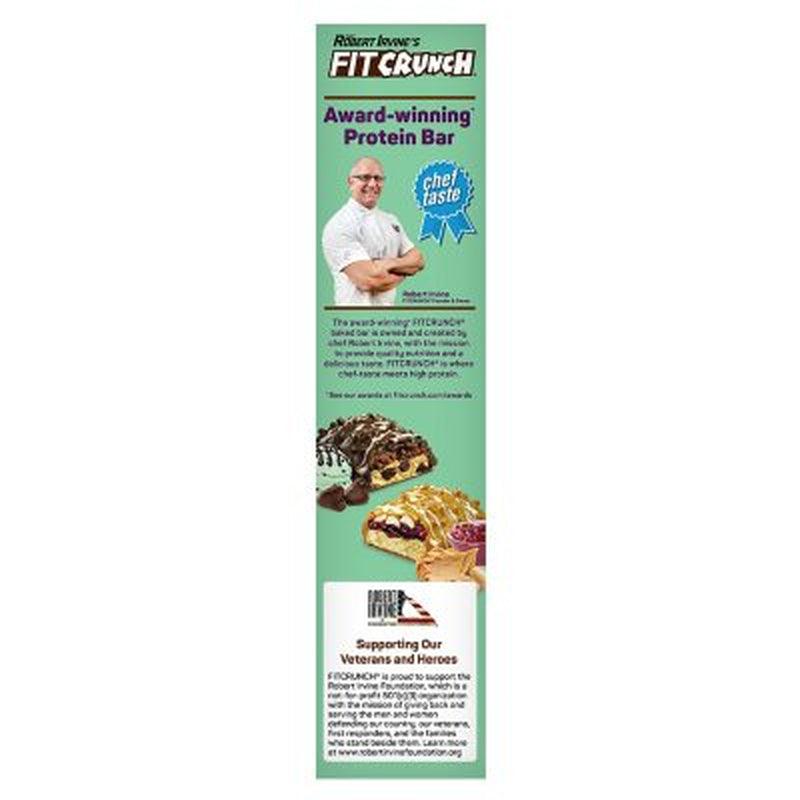 Chef Robert Irvine'S FITCRUNCH Protein Bars Variety Pack, Mint Chocolate Chip and Peanut Butter and Jelly (18 Ct.)