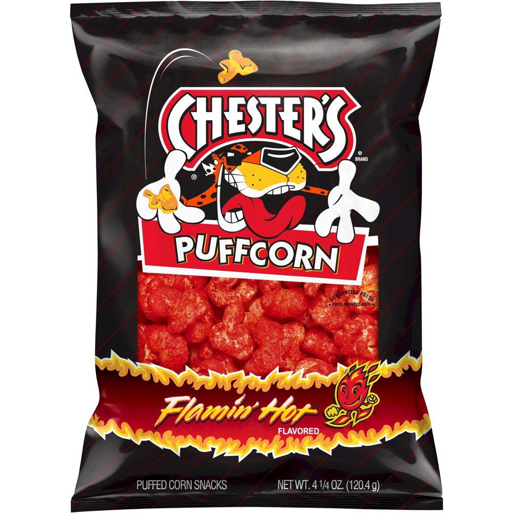 Chester'S Hot Puffcorn, 4.25 Oz