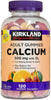 Chewable Calcium with Vitamin D3 Adult Gummies, 120 Ct X 1 Bottle