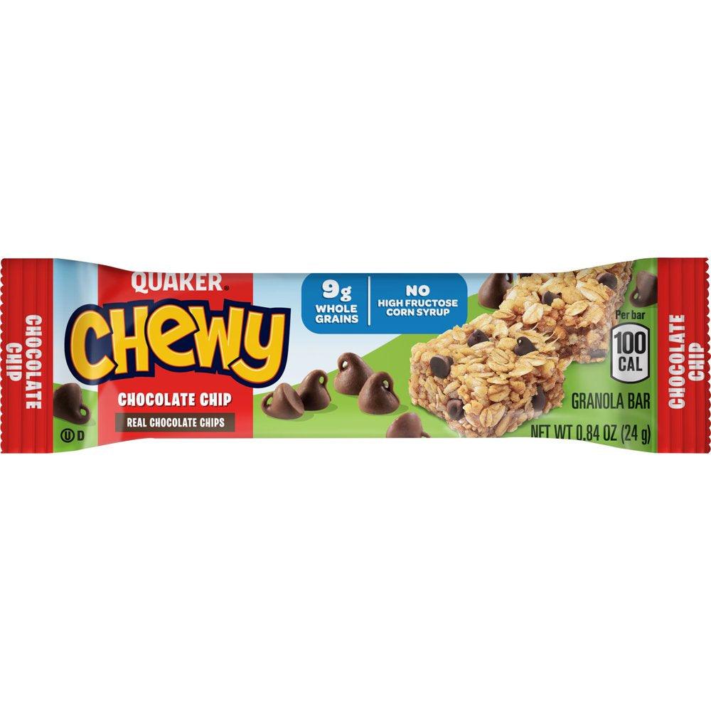 Chewy Chocolate Chip Granola Bars, 0.84 Oz, 36 Count