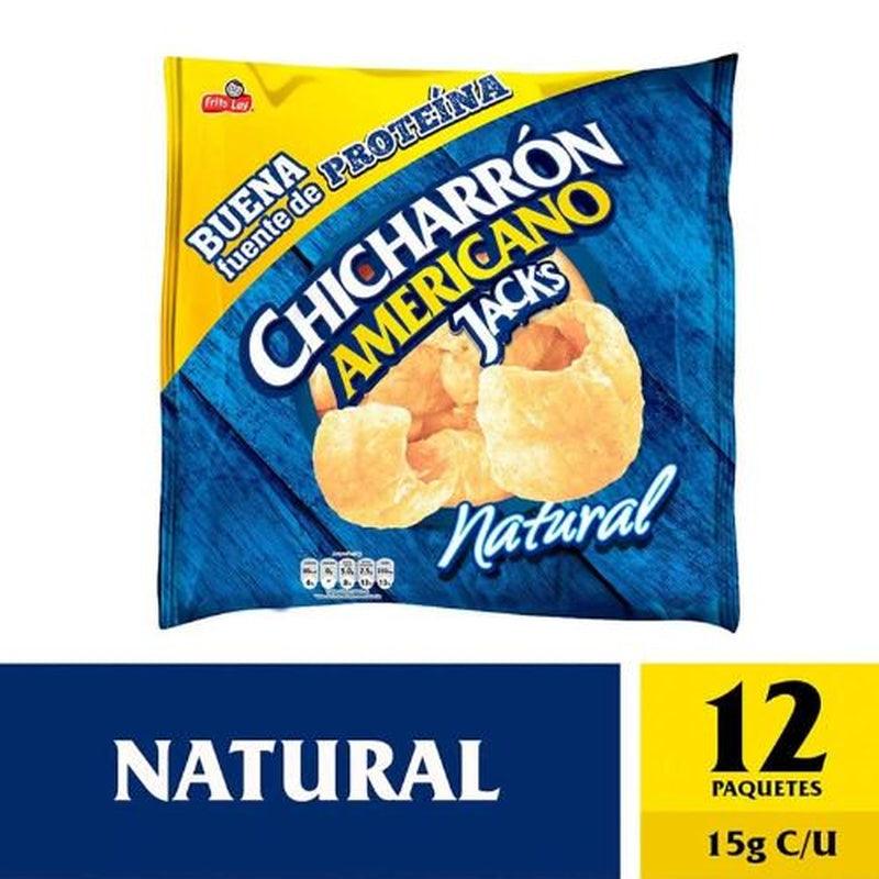 Chicharrones Americanos (24 Pack) Pork Crackling Snacks for Snack Lovers Colombian Snack Mecato Colombiano Colombian Food Colombian Candy