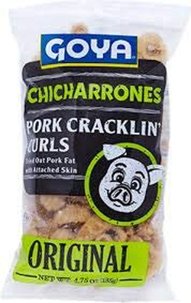 Chicharrones Pork Cracklin' Curls Original 4.75 Oz