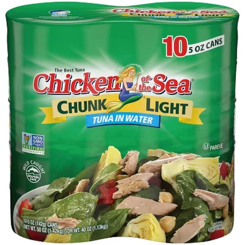 Chicken of the Sea Chunk Light Tuna in Water (5 Oz., 10 Pk.)