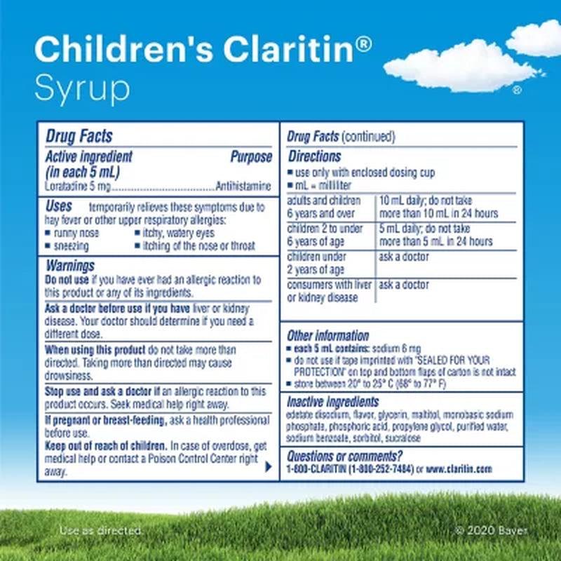 Children'S Claritin Grape Allergy Relief Syrup (6 Fl., Oz. 2 Pk.)