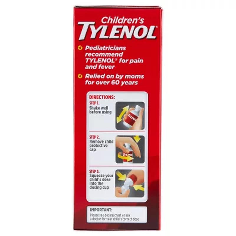 Children'S Tylenol Oral Suspension, Cherry (4 Oz., 3 Pk.)