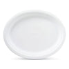 Chinet Classic White Oval Platter Plates, 12.625" X 10" (100 Ct.)
