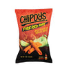 Chipoys Fire Red Hot 4Oz Spicy Rolled Tortilla Chips