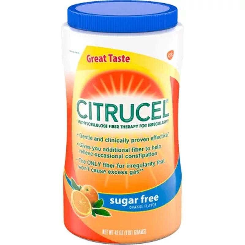 Citrucel Powder Sugar-Free Orange-Flavor Fiber (42 Oz.)