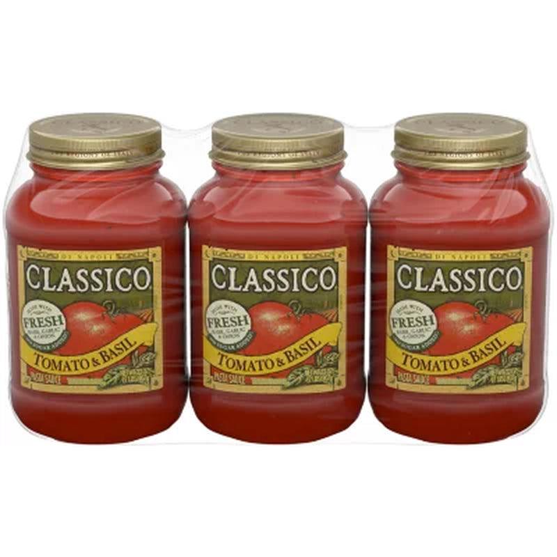 Classico Tomato and Basil Pasta Sauce (32 Oz., 3 Pk.)