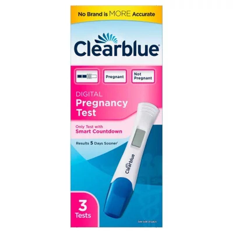 Clearblue Digital Pregnancy Test with Smart Countdown (3 Ct.)