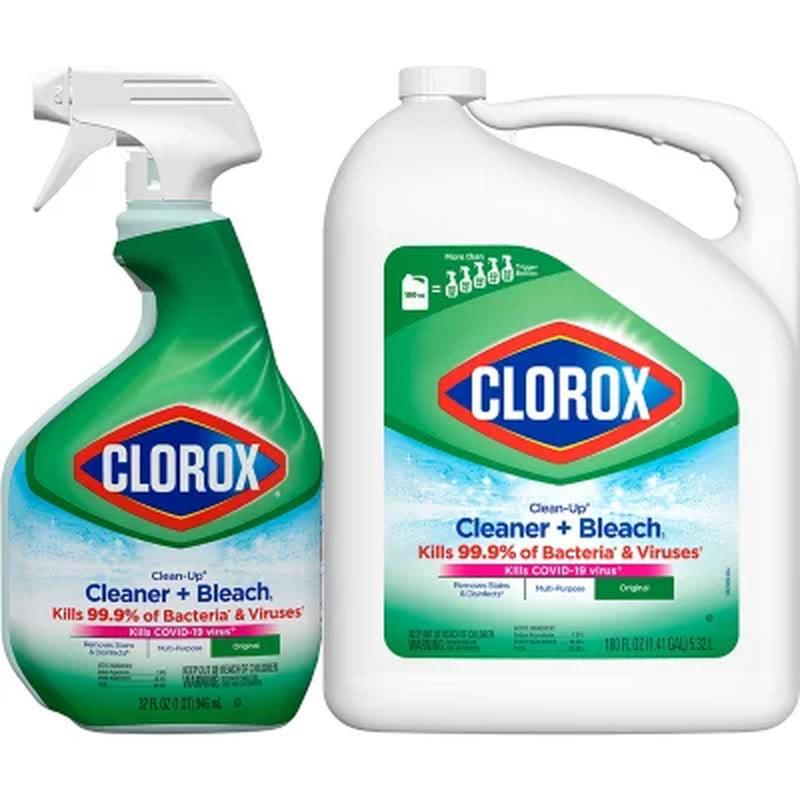 Clorox Clean-Up All-Purpose Cleaner + Bleach, Original (Spray + Refill)