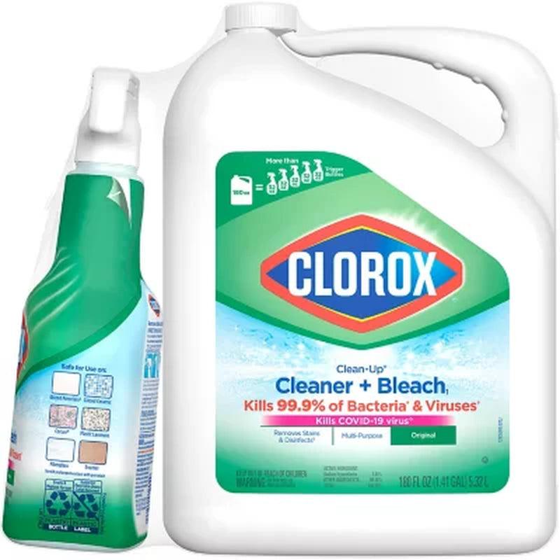 Clorox Clean-Up All-Purpose Cleaner + Bleach, Original (Spray + Refill)