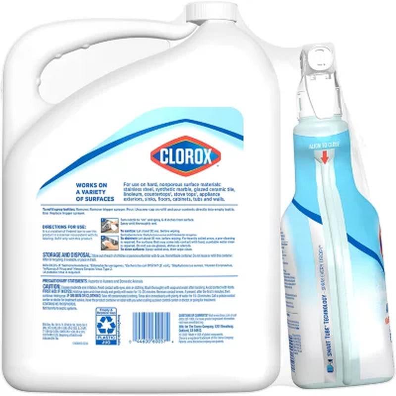 Clorox Disinfecting All Purpose Bleach-Free Cleaner, Crisp Lemon Scent (Spray + Refill)