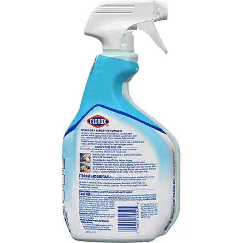 Clorox Disinfecting All Purpose Bleach-Free Cleaner, Crisp Lemon Scent (Spray + Refill)