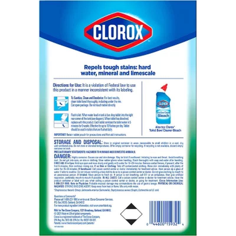 Clorox Ultra Clean Toilet Bowl Cleaner Tablets with Bleach (3.5 Oz. Tablets, 6 Ct.)